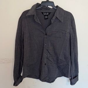 Rafaella medium grey button-down